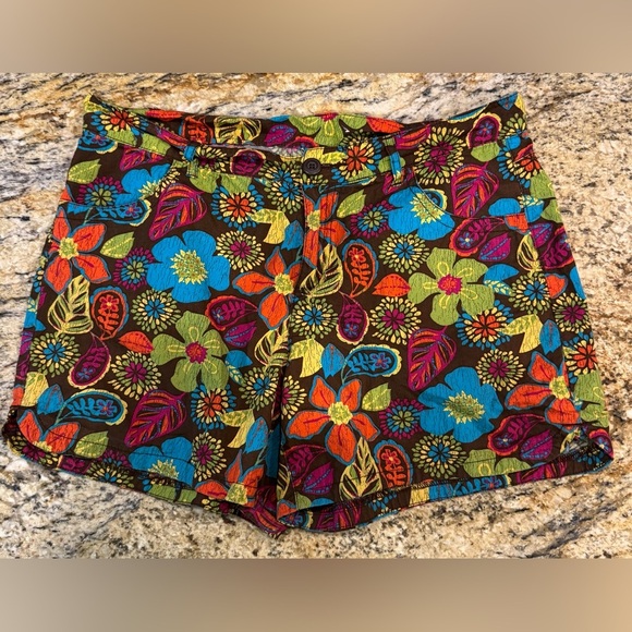 Arizona Jean Company Other - Arizona Girls Plus Size 18 1/2 Shorts Brown Multicolored Floral